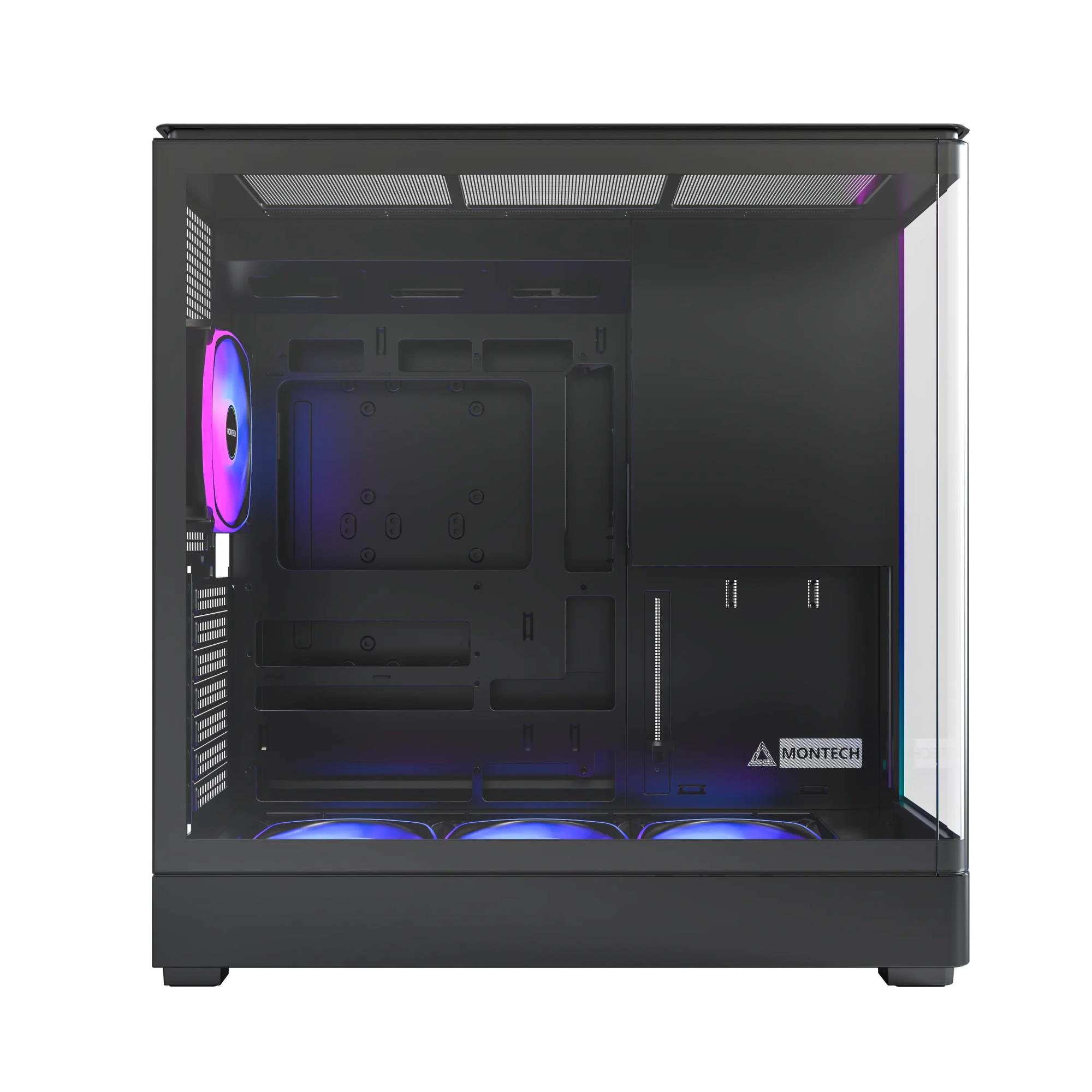 ad7c2b50-c94d-48a8-88a7-0de10d90196c-1 Case MONTECH micro ATX/Mini-ITX Black Midi Tower PC KING 45 PRO KING45PRO(B)