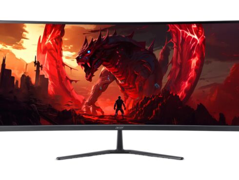 LCD Monitor ACER 34 " 3440 x 1440 pixels UltraWide Quad HD Native aspect ratio 21:9 LCD Curved UM.CE0EE.009