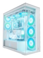 ARCTIC Xtender VG korpusas su permatomu paneliu, baltas