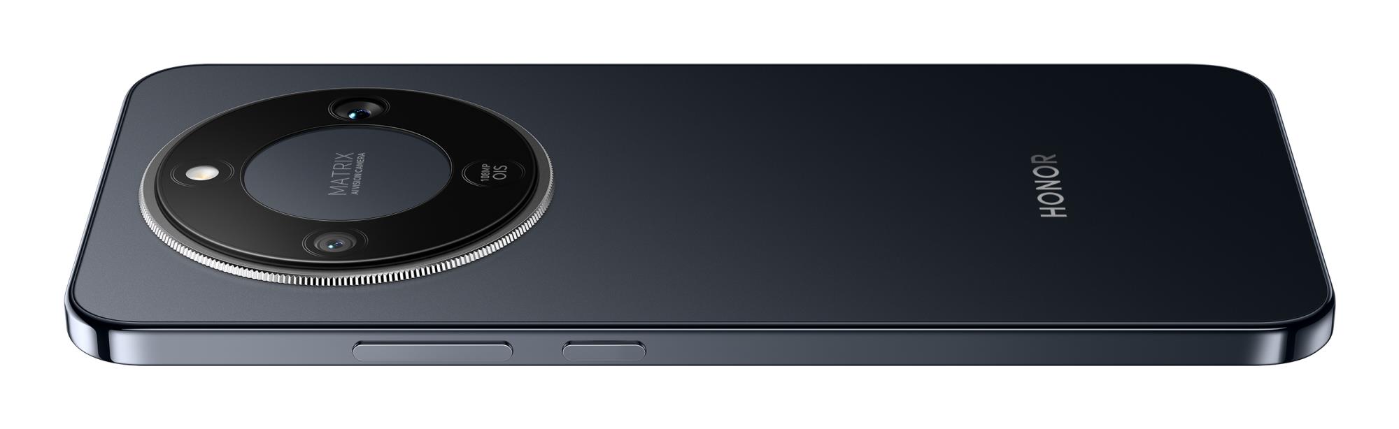 b078bdbb-29e6-4522-a4fb-41833e9a7697 Mobilus telefonas Honor Magic8 Lite, matomas iš šono su ekranu