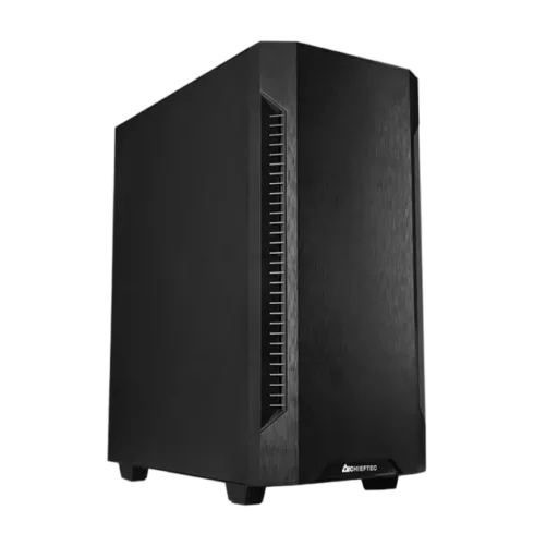 CHIEFTEC ELOX korpusas AS-01B-OP juodas, palaiko ATX ir MicroATX plokštes