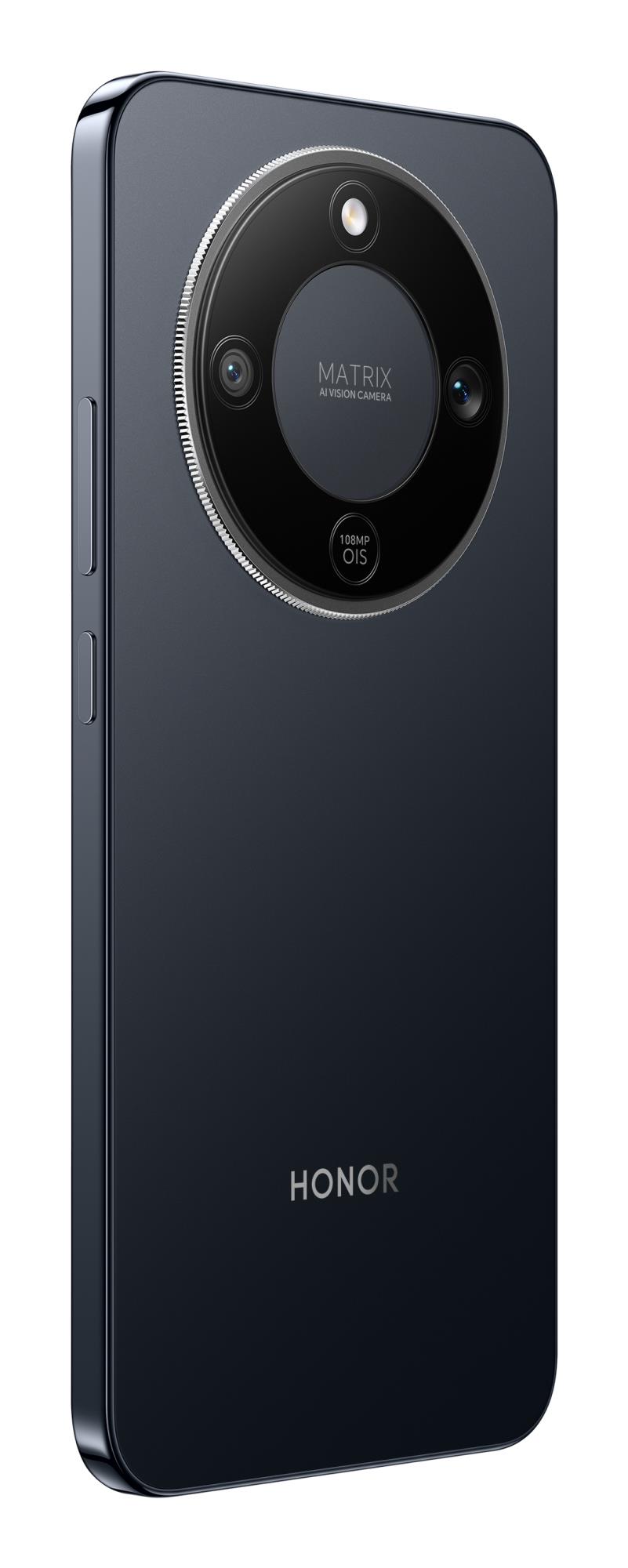 b468e75b-3652-483b-8e87-5fceab74d50b Mobilus telefonas Honor Magic8 Lite, juodas, matomas iš šono