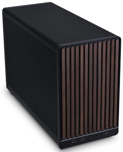 b5755f9b-272b-449b-bff4-936708918fdf-2 Case LIAN LI A3-mATX Micro MicroATX MiniITX Colour Black / Brown G99.A3X-WD.00