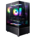 Case ADATA INVADER X MINI MidiTower Case product features Transparent panel ATX MicroATX MiniITX Colour Black INVADERXMINIMT-BKCWW