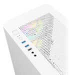 Case MONTECH AIR 100 ARGB MidiTower Not included MicroATX MiniITX Colour White AIR100ARGB(W)