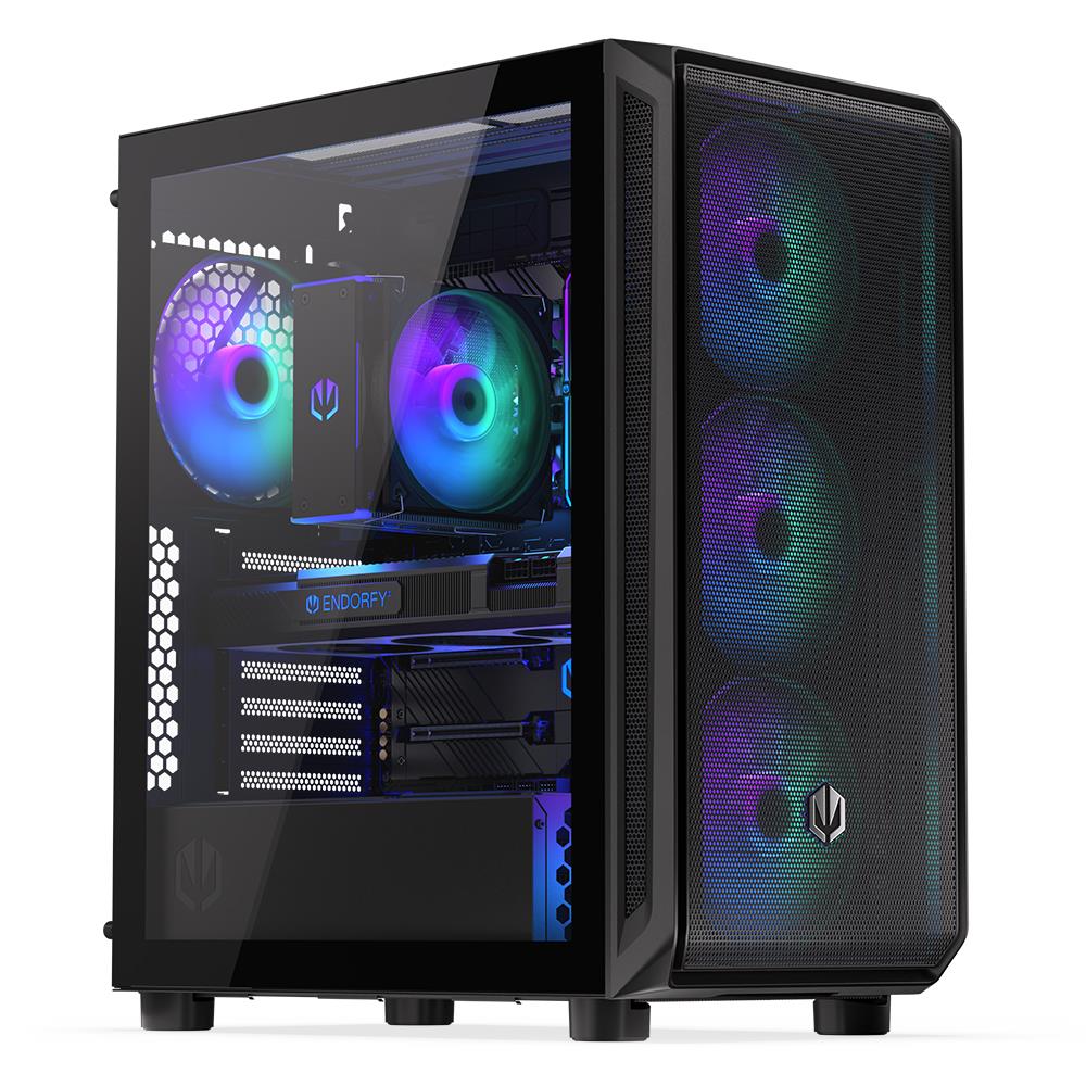 b7d6ed57-e14e-40f2-b362-1cc16d48bfcd-1 Case ENDORFY Arx 500 ARGB MidiTower Case product features Transparent panel Not included ATX MicroATX MiniITX Colour Black EY2A011
