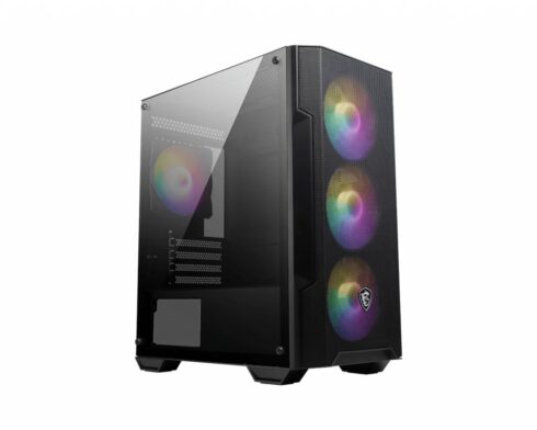 MSI MAG FORGE M100A MicroTower su MicroATX ir MiniITX palaikymu