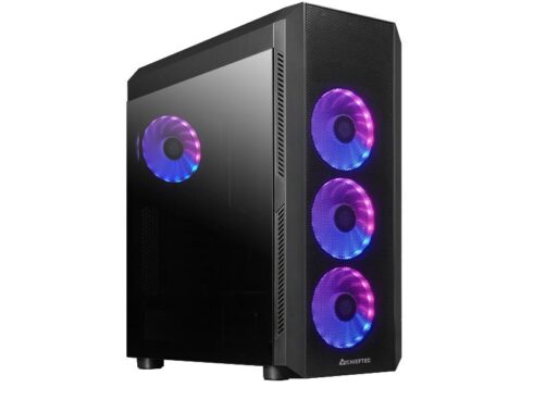Case CHIEFTEC SCORPION 4 MiniTower Case product features Transparent panel Not included ATX MicroATX MiniITX Colour Black GL-04B-UC-OP