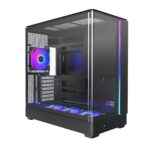 MONTECH KING 45 PRO (B) juodas midi bokštas su panoraminiu stiklu