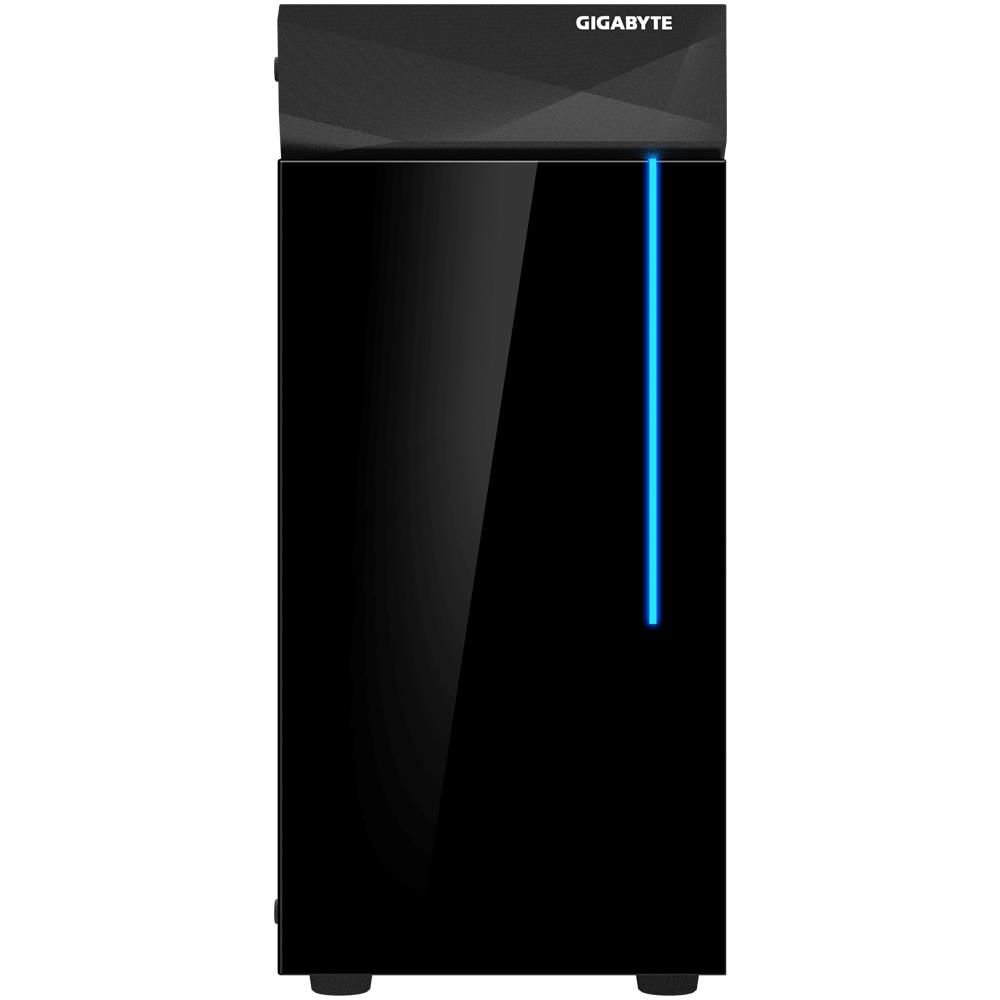 be8b9c65-28cf-49cf-bb8a-2d7c697f72ba-1 Case GIGABYTE C200 GLASS MidiTower Not included ATX MicroATX MiniITX Colour Black GB-C200G