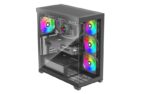 Xilence X818.ARGB korpusas juodas Midi Tower su ARGB apšvietimu