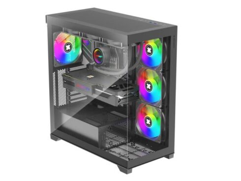 Case XILENCE ATX/micro ATX/Mini-ITX Black Midi Tower PC X818.ARGB