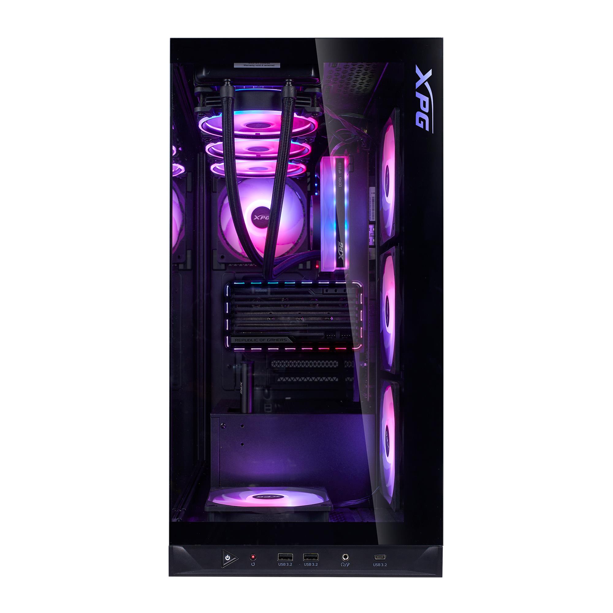 c0857454-6268-47c4-9ec8-ac66fbbe711c-1 Case ADATA INVADER X BTF MidiTower Case product features Transparent panel ATX MicroATX MiniITX Colour Black INVADERXBTFMT-BKCWW