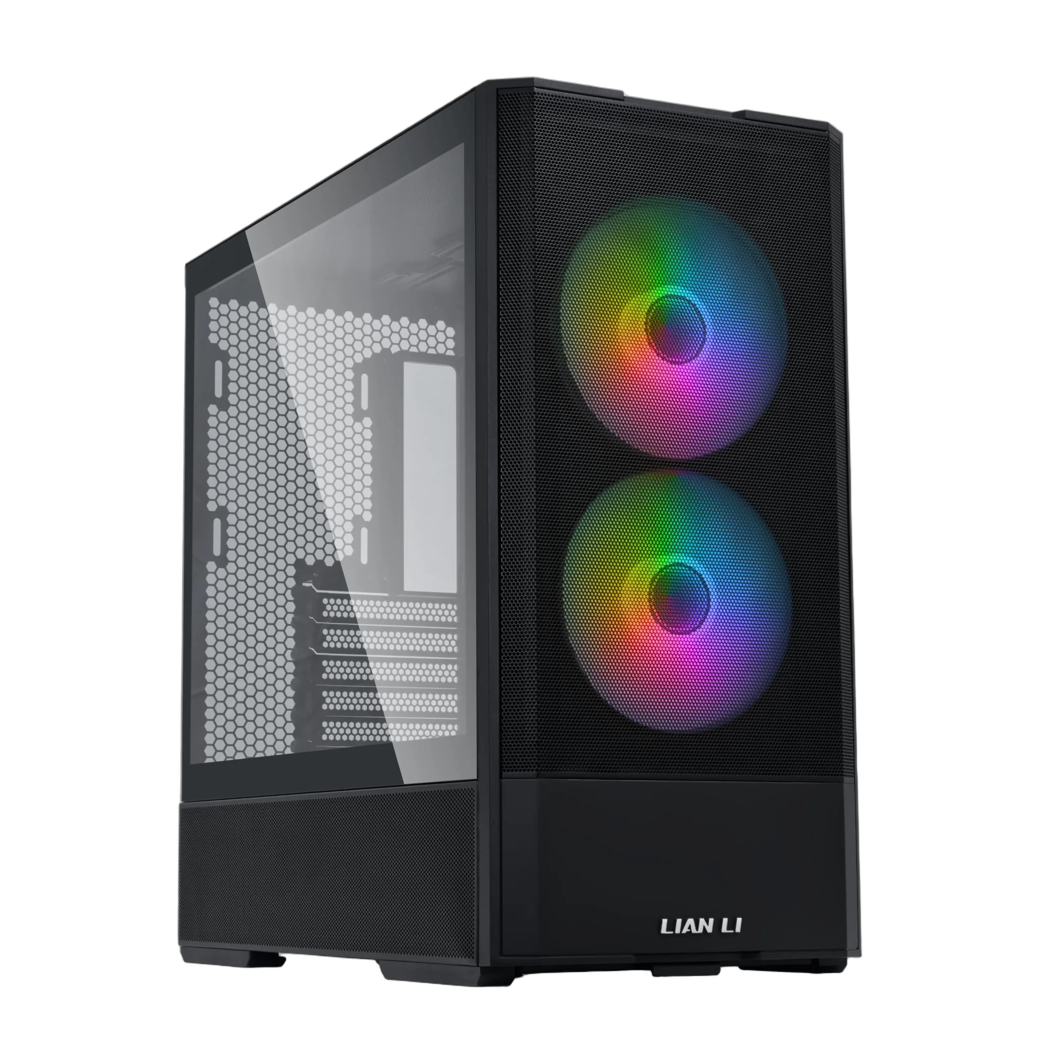 c14c1385-d5d9-4a7c-902e-040670c21e08 Korpusas LIAN LI LANCOOL 207 su permatomu paneliu, juodas