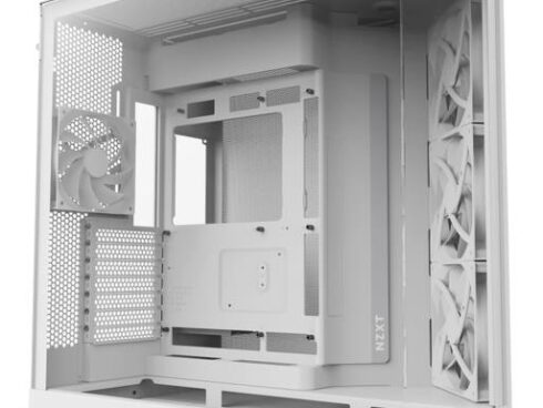 Case NZXT ATX/micro ATX/Mini-ITX/EATX White Midi Tower PC CM-H92FW-01