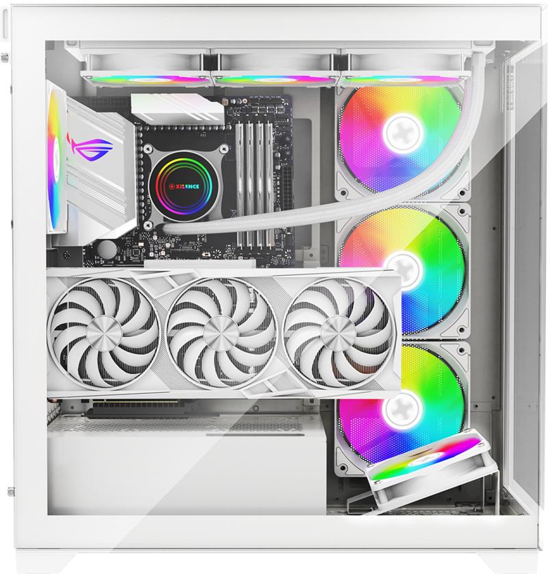 c66155cd-a881-47ed-be59-d5f4f6b8d30d-1 Case XILENCE ATX/micro ATX/Mini-ITX White Midi Tower PC X818.W.ARGB