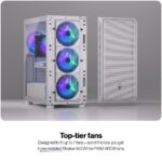 Case ENDORFY ATX/micro ATX/Mini-ITX White Midi Tower PC EY2A018