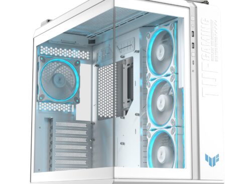 Case ASUS TUF Gaming GT502 Horizon MidiTower Case product features Transparent panel Not included ATX MicroATX MiniITX Colour White TUFGAMGT502HORIZONWHT