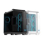 Case ASUS TUF Gaming GT502 Horizon MidiTower Case product features Transparent panel Not included ATX MicroATX MiniITX Colour Black TUFGAMINGGT502HORIZON