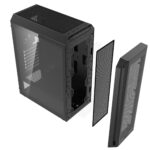 Case ADATA VALOR AIR PLUS MID MidiTower Case product features Transparent panel ATX MicroATX MiniITX Colour Black VALORAIRPLUSMTA-BKCWW