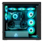 Case ARCTIC EATX Black Midi Tower PC Xtender VG (Mirror Black) ACPCC00019A