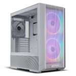 Korpusas LIAN LI LANCOOL 216RW baltas su permatomu paneliu