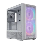 Korpusas LIAN LI LANCOOL 216RW baltas su permatomu paneliu