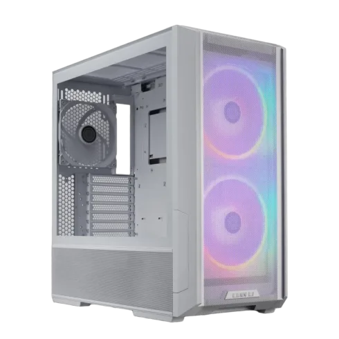 Korpusas LIAN LI LANCOOL 216RW baltas su permatomu paneliu