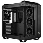 Case ASUS TUF Gaming GT502 Horizon MidiTower Case product features Transparent panel Not included ATX MicroATX MiniITX Colour Black TUFGAMINGGT502HORIZON