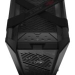 Korpusas ASUS ROG Strix Helios II, šoninis vaizdas su stiklo panelėmis