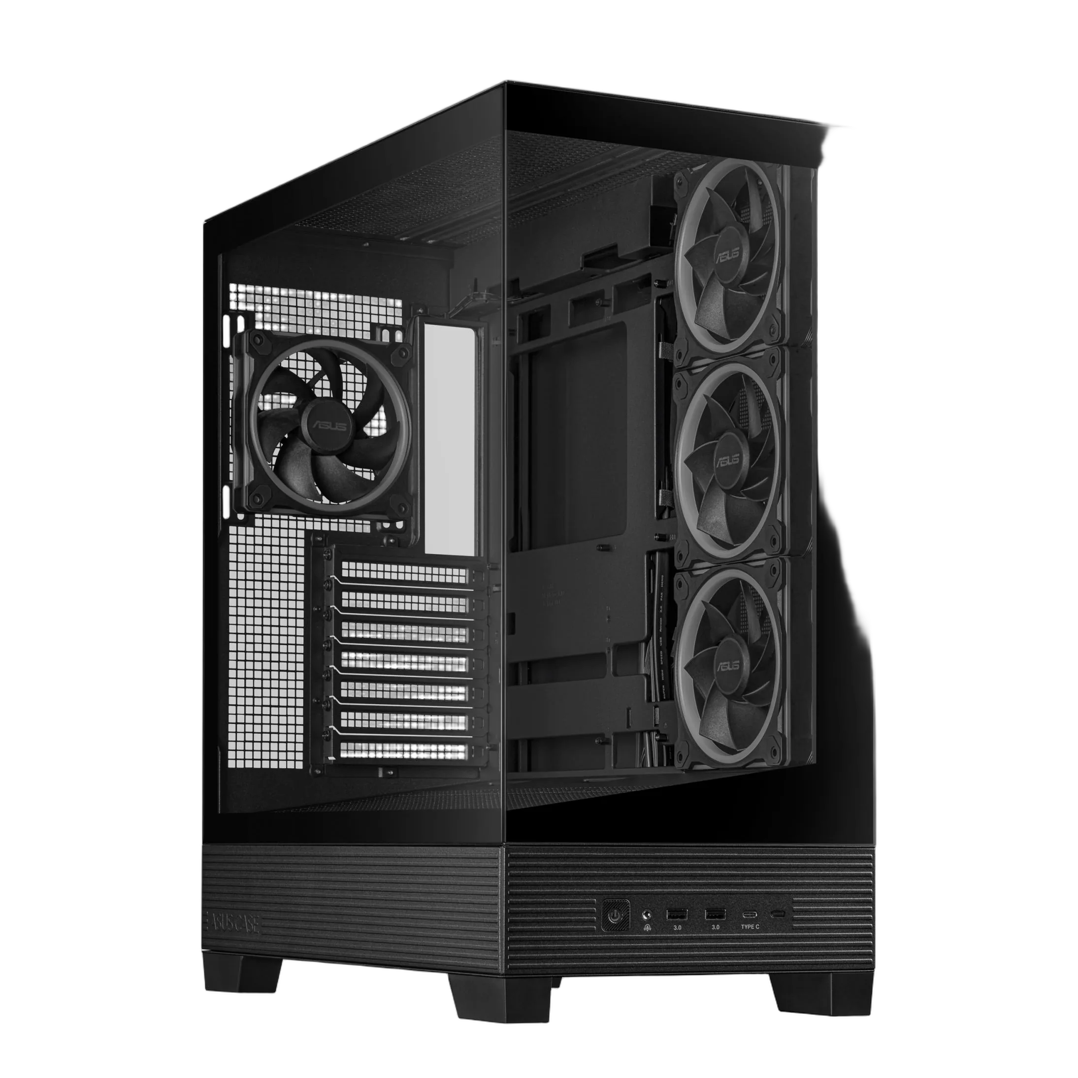 d1855160-fe5b-4f5b-a22d-5ec9e23c5b82-2 ASUS A31 PLUS korpusas su permatomu paneliu, juodas