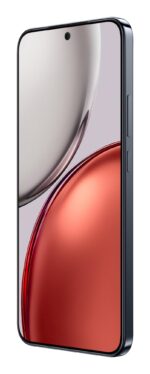 Mobilusis telefonas Honor Magic 8 Lite, juodas, matomas iš šono