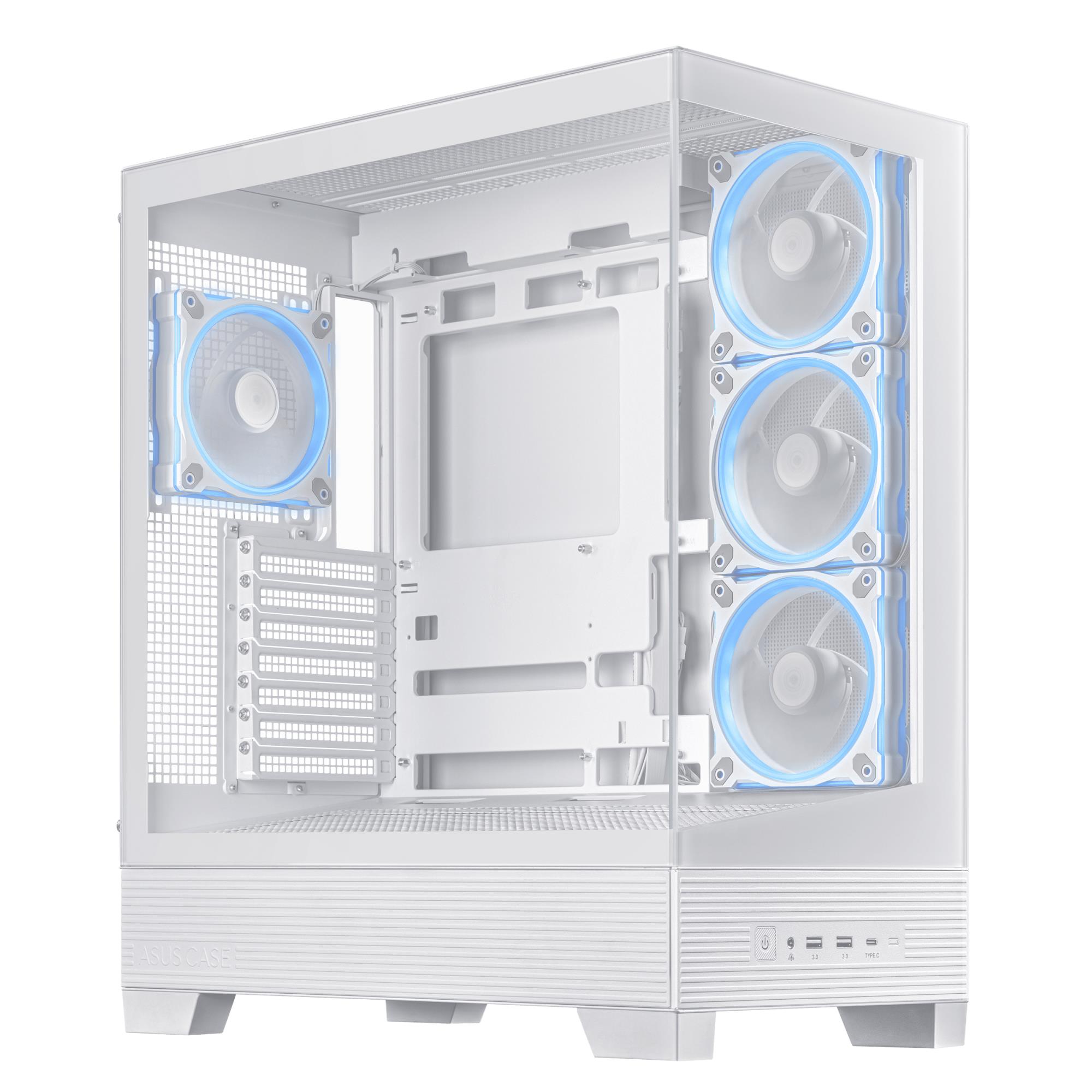 d5c9e410-9a30-48e9-ab5c-0caaf3afeb14-2 Case ASUS ASUS A31 PLUS Case MidiTower Case product features Transparent panel ATX BTX MicroATX MiniITX Colour White A31PLUSTGARGBWHITE