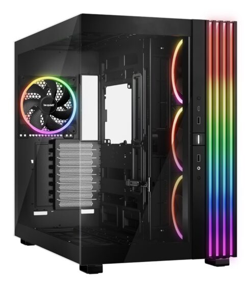 BE QUIET LIGHT BASE 900 FX korpusas su permatomis panelėmis, juodas