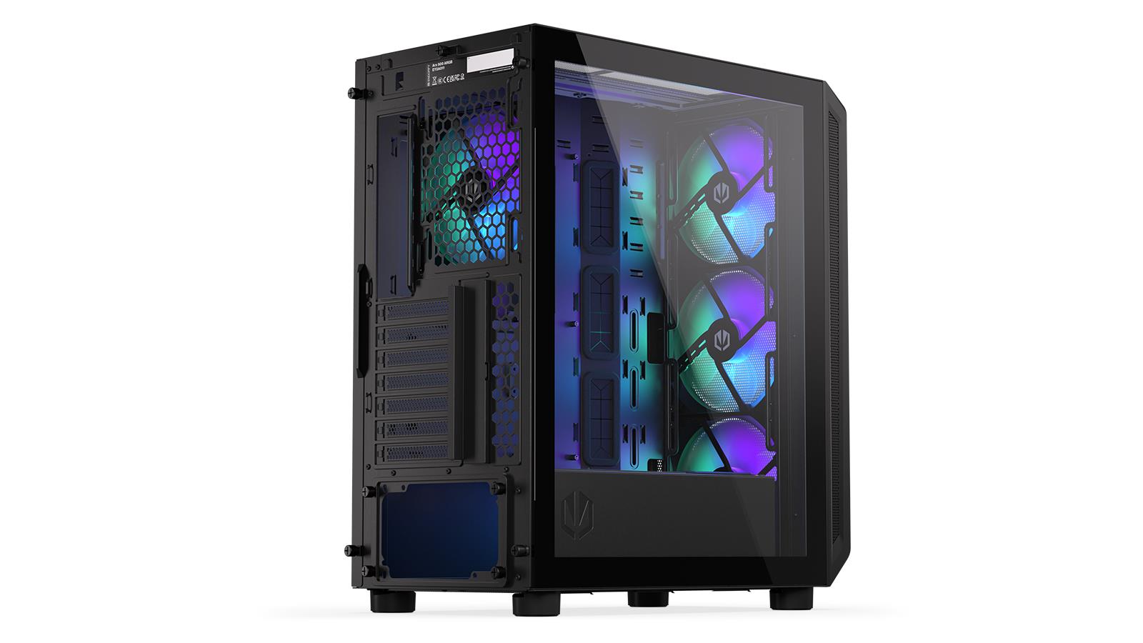 db6de4f7-0728-43a2-b8f5-cac7c8308b69-1 Case ENDORFY Arx 500 ARGB MidiTower Case product features Transparent panel Not included ATX MicroATX MiniITX Colour Black EY2A011
