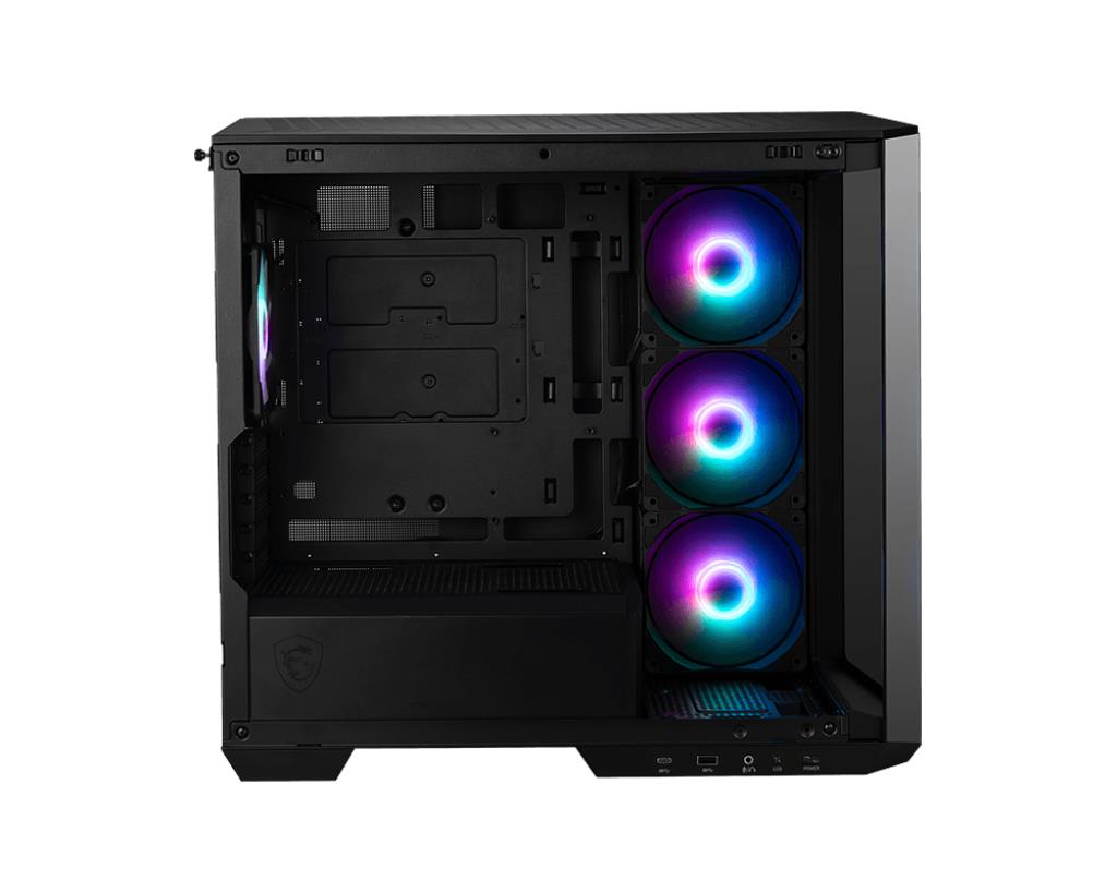 dc4a2c5f-1809-442f-97d9-289be10aefe1-1 Case MSI MidiTower Case product features Transparent panel Not included MicroATX Colour Black MAGPANOM100RPZ