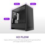 Case NZXT micro ATX/Mini-ITX Black Midi Tower PC CC-H31FB-01