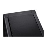 ASUS PA602 korpusas su permatomu paneliu, matomas iš šono