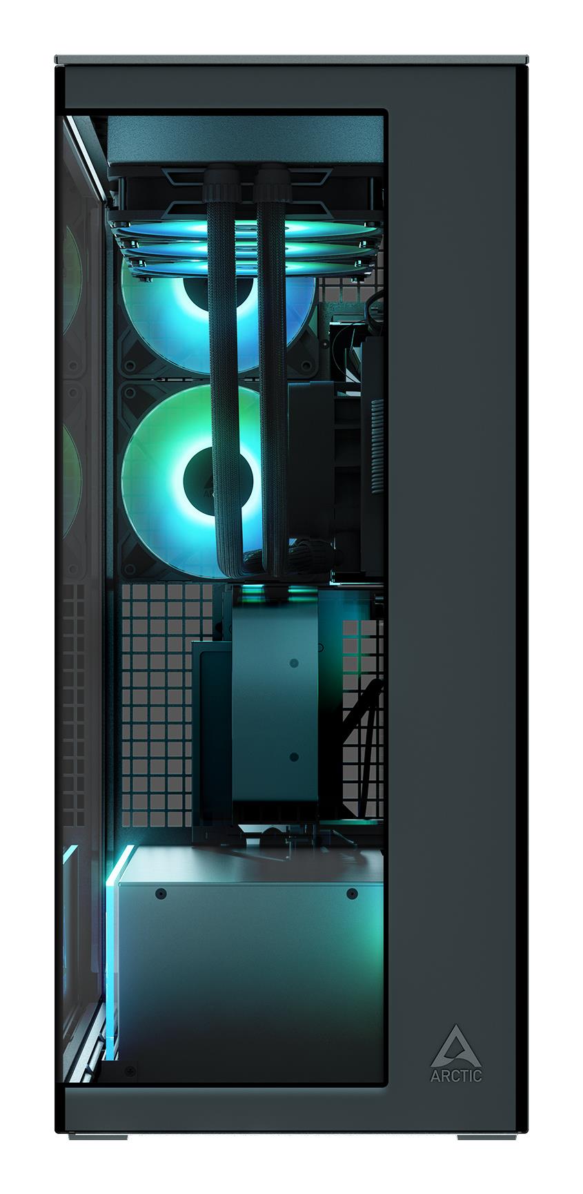 e3537daf-d399-406d-a1bd-521454b60270-1 Case ARCTIC EATX Black Midi Tower PC Xtender VG (Mirror Black) ACPCC00019A