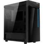 GIGABYTE C200 GLASS korpusas, juodas, skirtas ATX, MicroATX, MiniITX