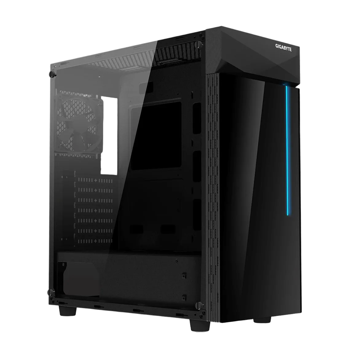 e3a2ca7b-38a0-49de-bd7f-7116c1b5ac50-1 GIGABYTE C200 GLASS korpusas, juodas, skirtas ATX, MicroATX, MiniITX