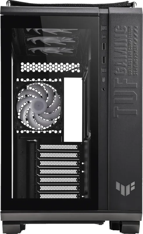 ASUS GT502 PLUS korpusas juodas su dviejų kamerų dizainu