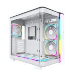 MONTECH KING 95 PRO (W) baltas MidiTower korpusas, suderinamas su ATX