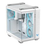 Case ASUS TUF Gaming GT502 Horizon MidiTower Case product features Transparent panel Not included ATX MicroATX MiniITX Colour White TUFGAMGT502HORIZONWHT
