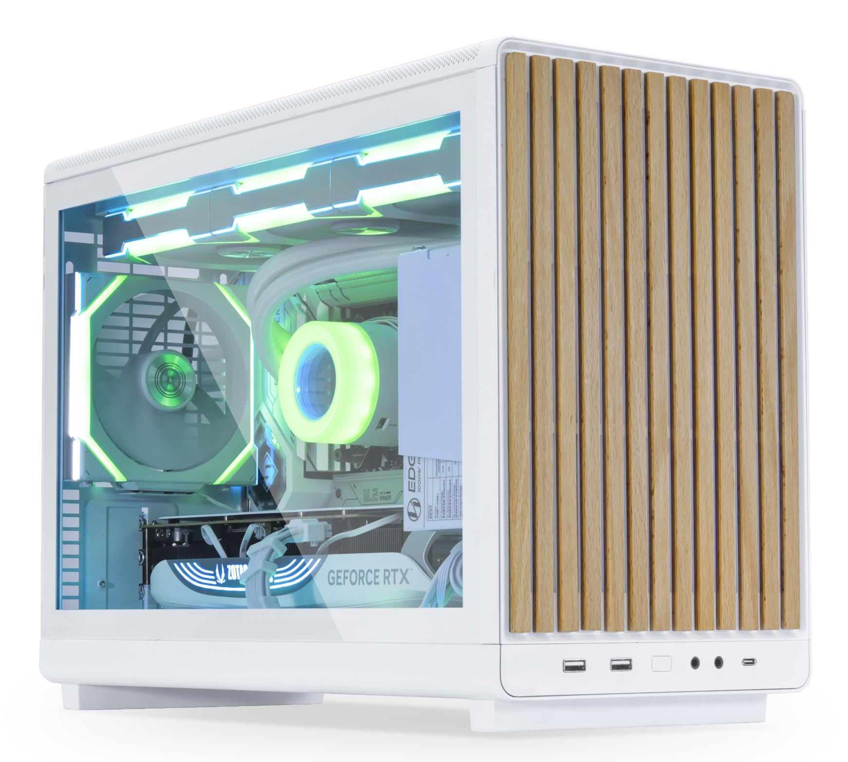 e8cb6d1a-073c-4662-b193-cd1f539ee90e-2 Case LIAN LI micro ATX/Mini-ITX White Micro Tower A3W-WDG G99.A3W-WDG.00