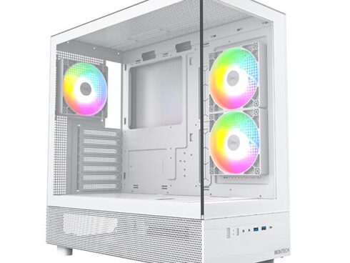 Case MONTECH XR MidiTower Not included ATX MicroATX MiniITX Colour White XR(W)