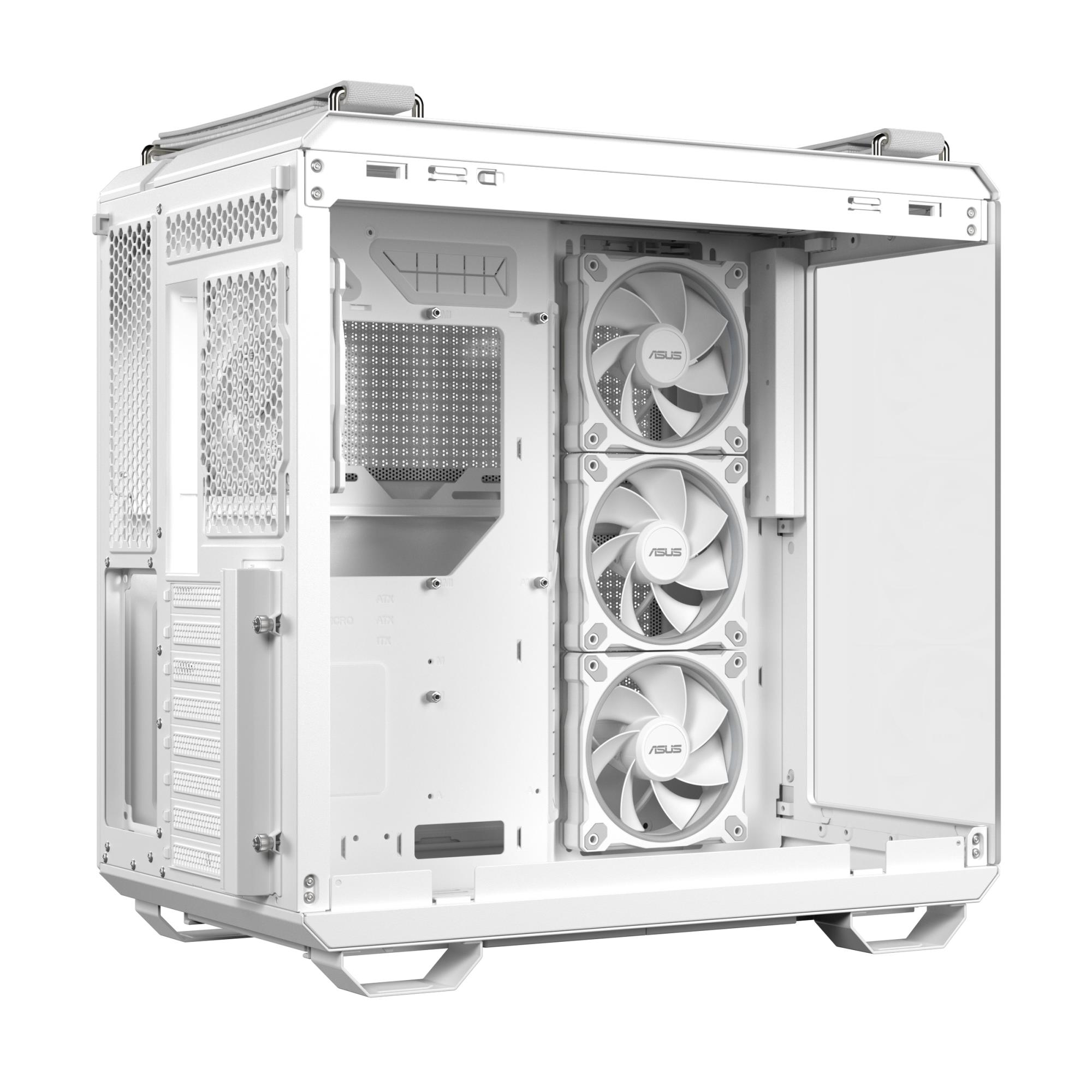 e92f73ed-75ac-4ac0-89f6-2b55ae17e94a-1 Case ASUS TUF Gaming GT502 Horizon MidiTower Case product features Transparent panel Not included ATX MicroATX MiniITX Colour White TUFGAMGT502HORIZONWHT