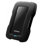Išorinis HDD ADATA HD330 2TB, šoninis vaizdas su matomu USB 3.1 prievadu