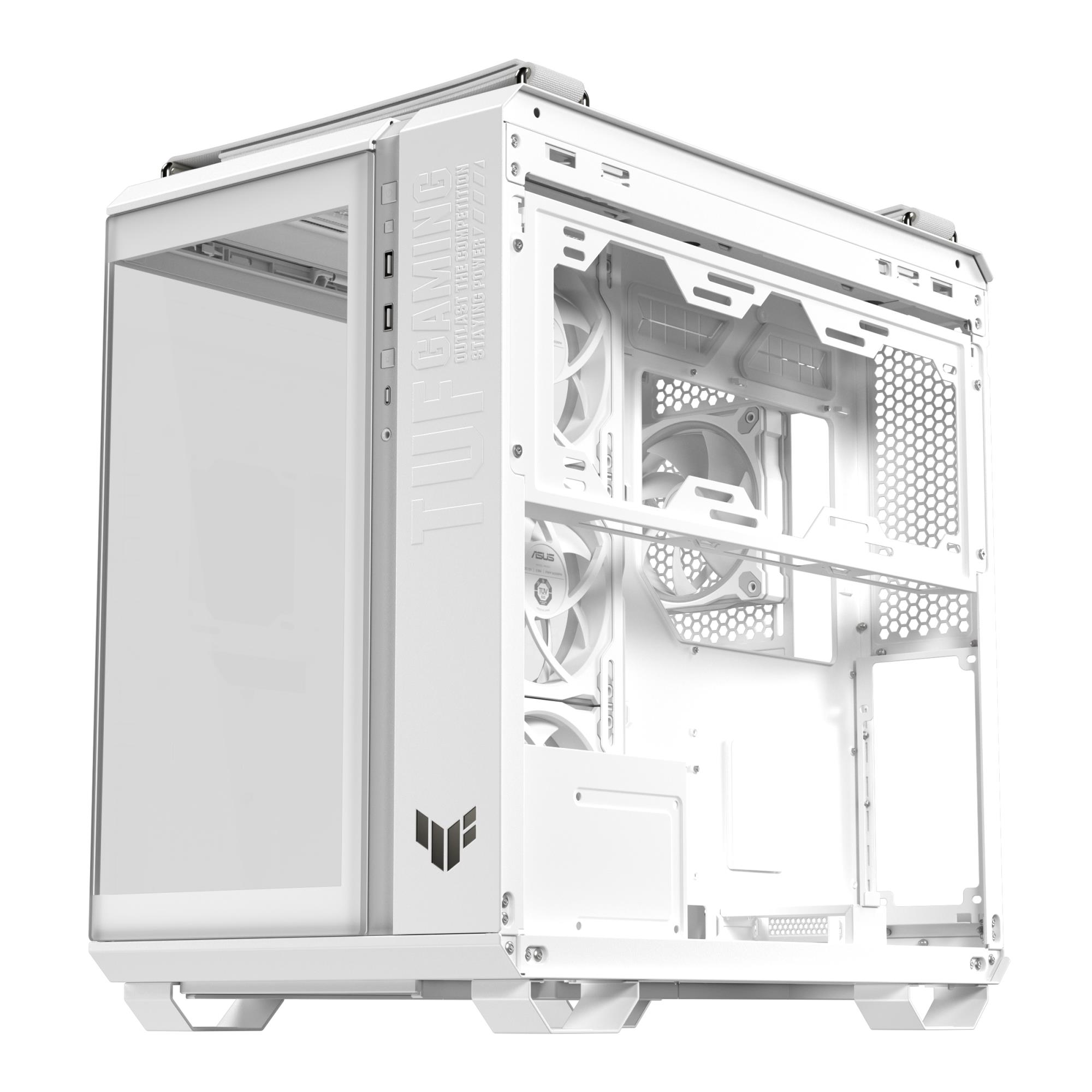 eba35e9b-83a8-43c7-bb0a-33619db178c7-1 Case ASUS TUF Gaming GT502 Horizon MidiTower Case product features Transparent panel Not included ATX MicroATX MiniITX Colour White TUFGAMGT502HORIZONWHT