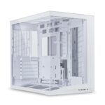 LIAN LI O11D MINI V2 Flow balta mini korpuso dėžė su ATX palaikymu